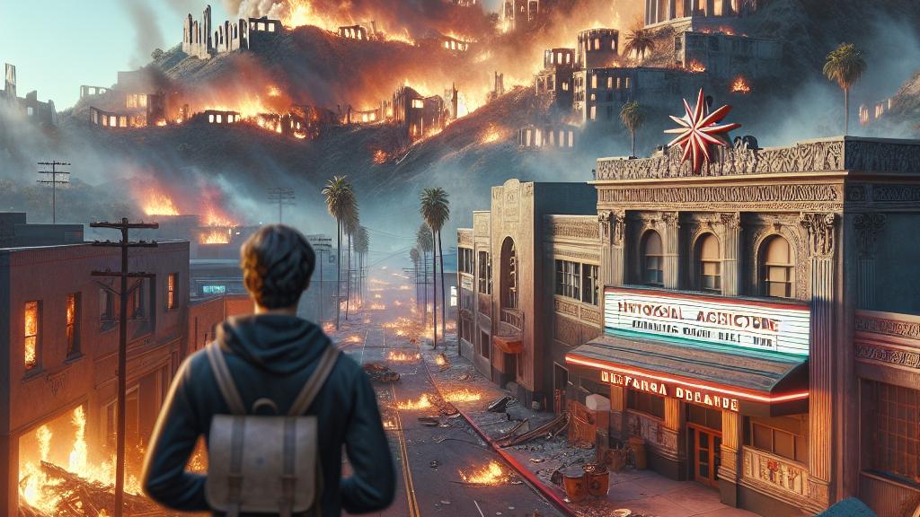 Incendios en Los Ángeles devastan históricos lugares del cine