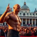 Imagen relacionada con Dwayne Johnson Venecia 2023