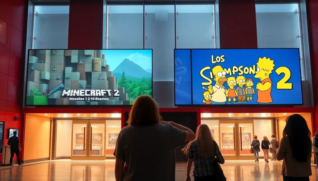 Imagen relacionada con estreno Minecraft 2 Los Simpson 2