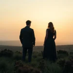 Imagen relacionada con Cumbres Borrascosas nueva versión estreno 2024 película Margot Robbie Emerald Fennell