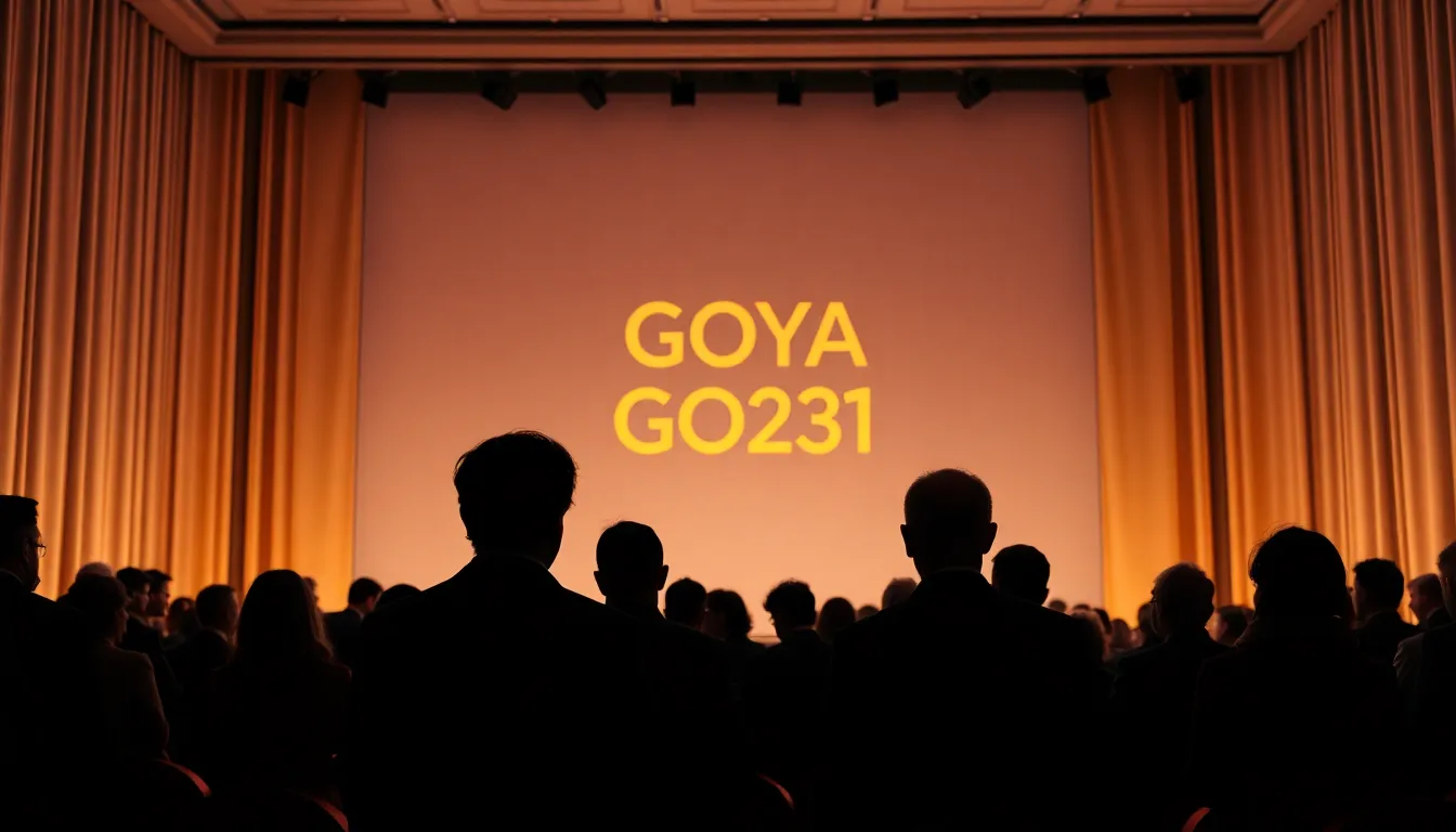 Imagen relacionada con premios goya 2025 cine español